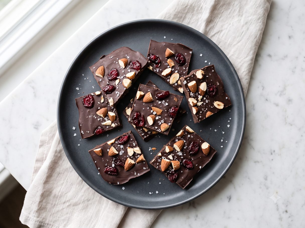 Dark Choc Protein Bark